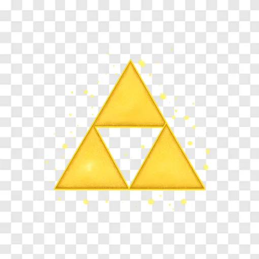 Triforce Legend Of Zelda PNG Transparent Image