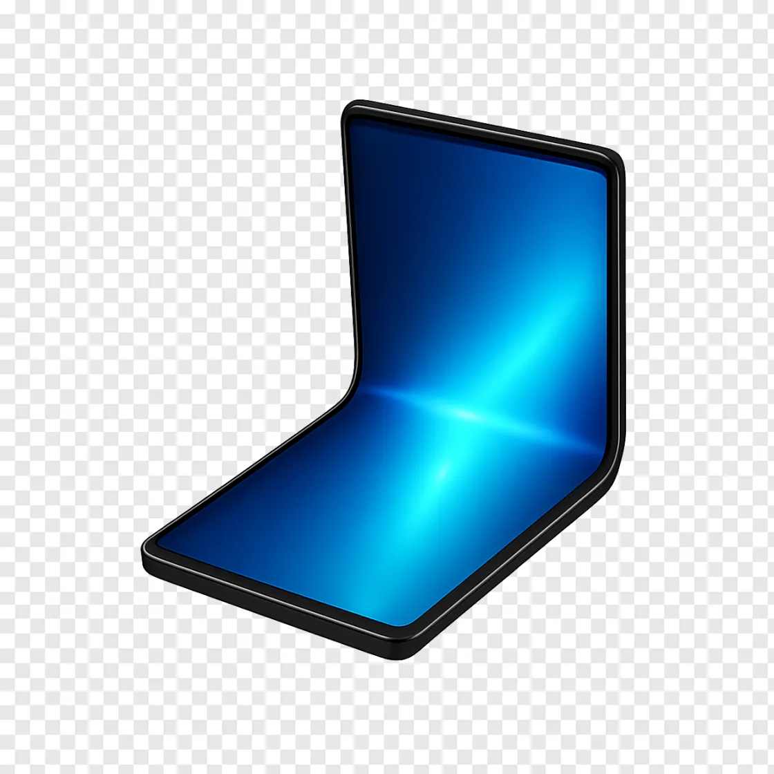 Futuristic Foldable Phone PNG Transparent Background