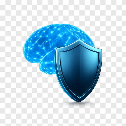 AI Safety Shield Transparent PNG