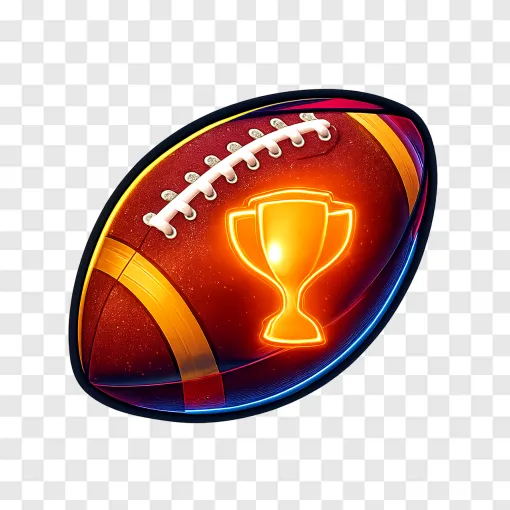 Super Bowl Trophy PNG Transparent Image