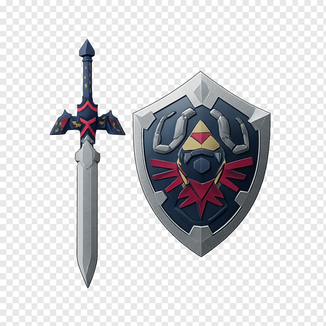 Zelda Master Sword PNG Transparent Background