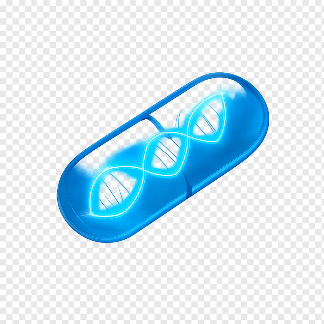 Anti-Aging Biotech And AI Drug PNG Image For Science Projects