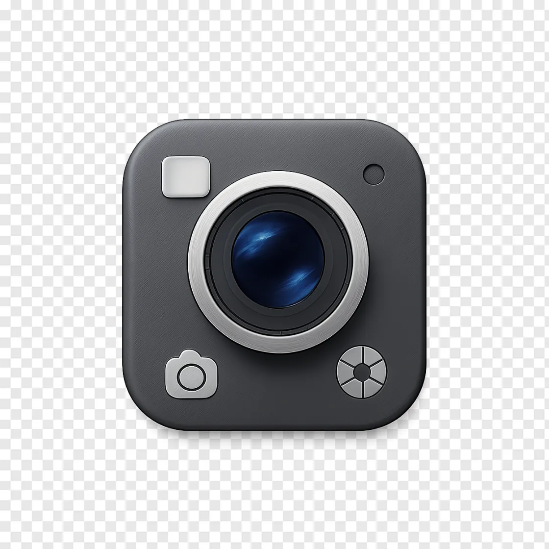 Smartphone Pro Camera PNG Icon For Tech Designs