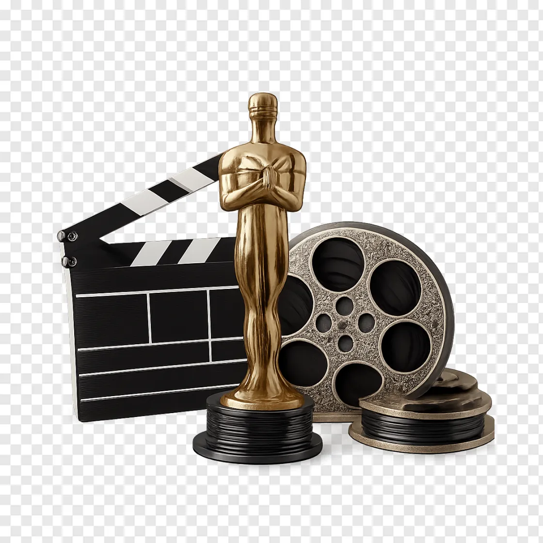Cinema Award Trophy PNG Image With Transparent Background