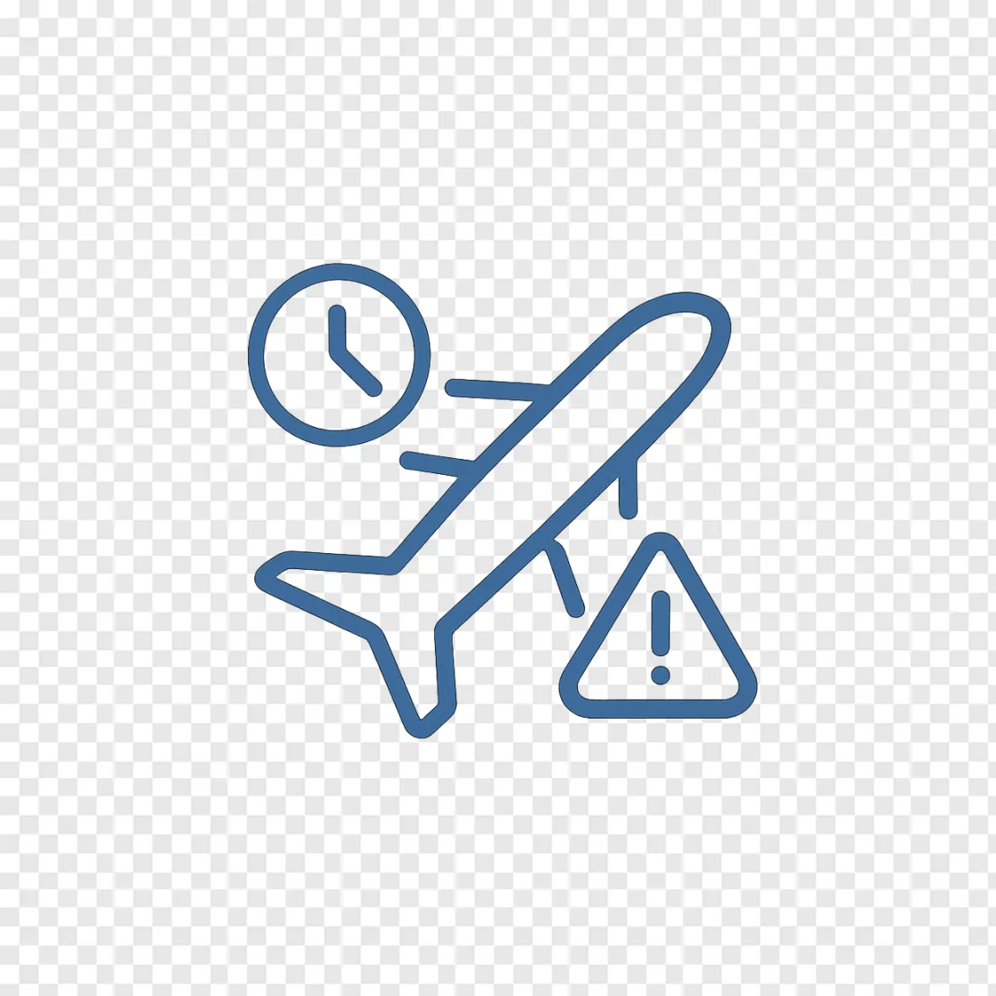 Flight Delay PNG Image With Transparent Background