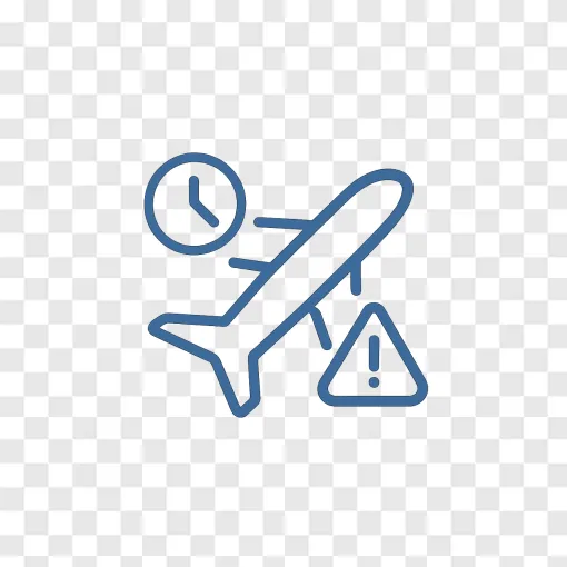 Flight Delay PNG Image With Transparent Background
