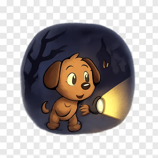 Horror Game Dog PNG Graphic