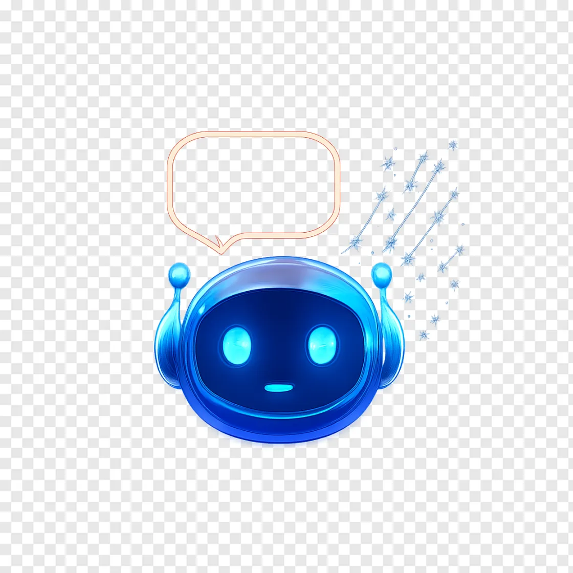 AI Agent Transparent PNG Icon For Tech Designs