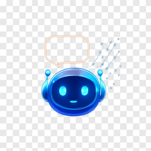 AI Agent Transparent PNG Icon For Tech Designs