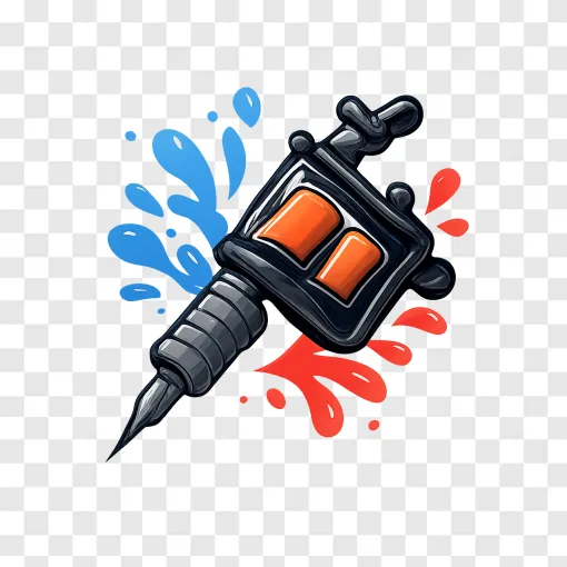 Tattoo Machine PNG Transparent Image