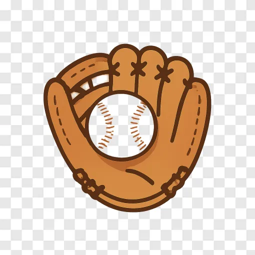 Little League Baseball Glove PNG Transparent