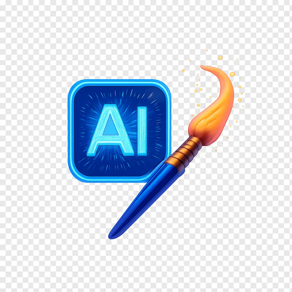 AI Image Generator PNG Transparent Background