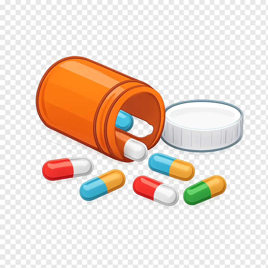 Statin Pills And Medication PNG Image