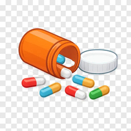 Statin Pills And Medication PNG Image