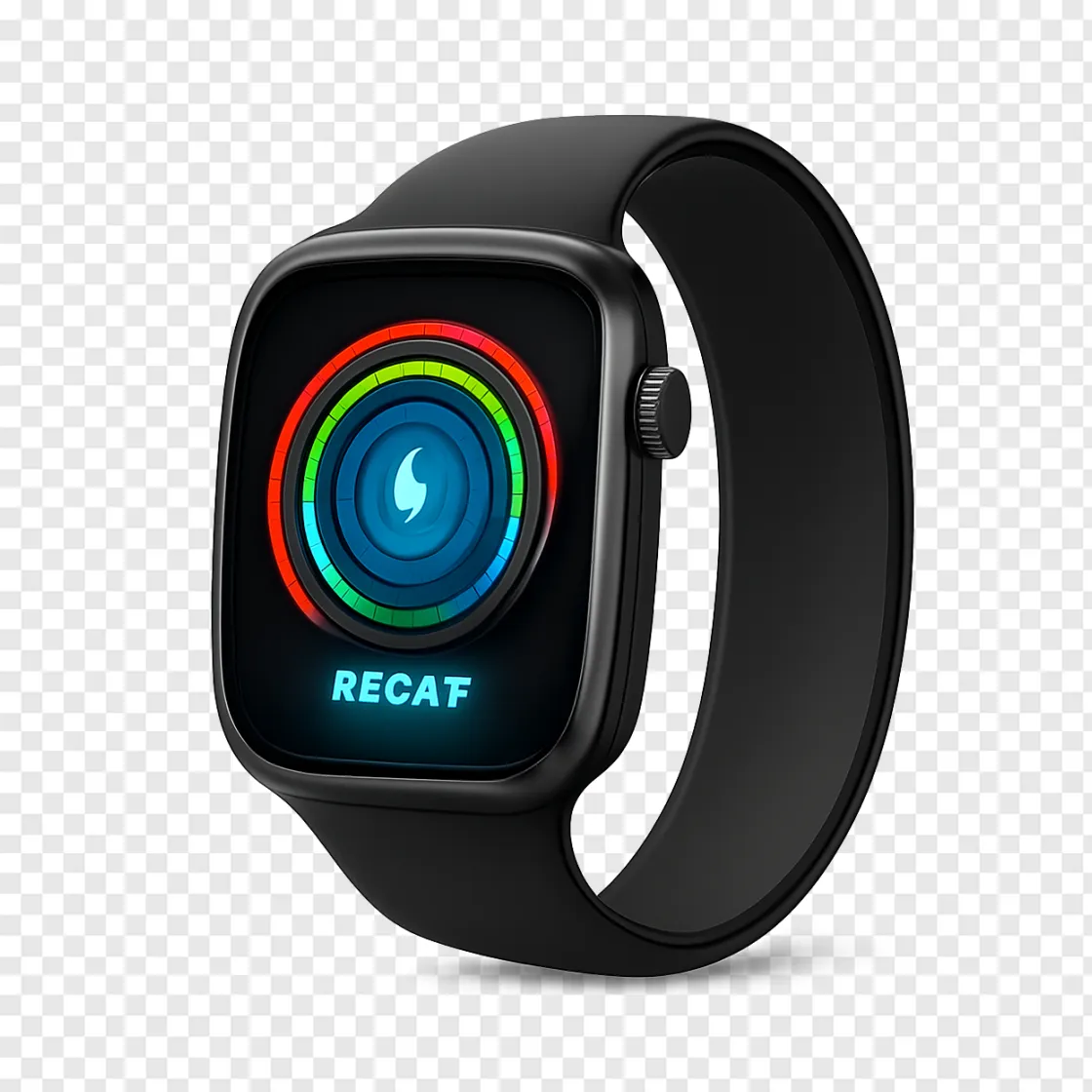 Smartwatch PNG Concept With AI Feature