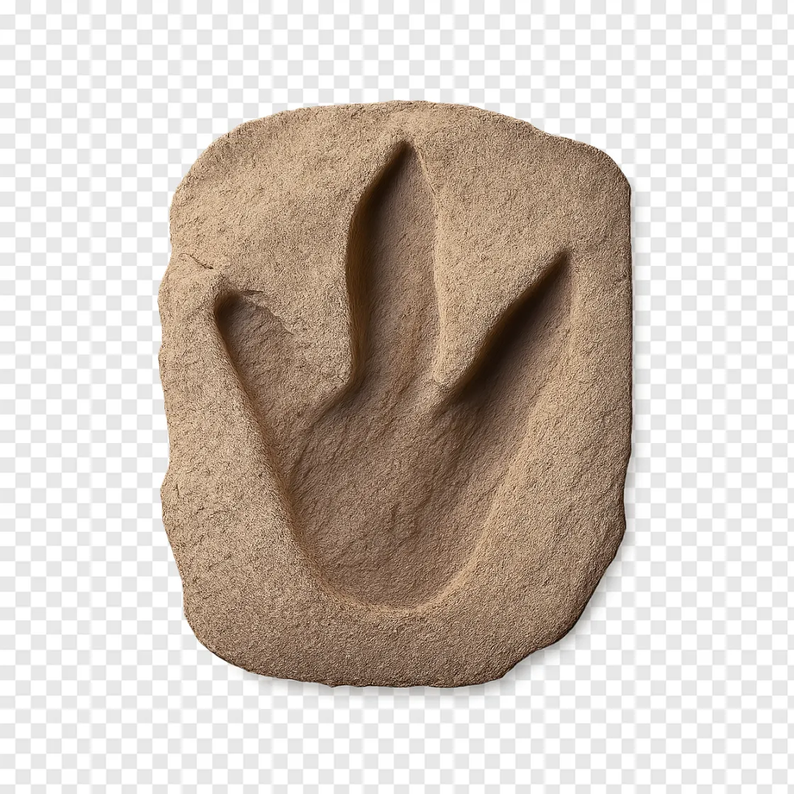 T. Rex Footprint PNG Transparent Image