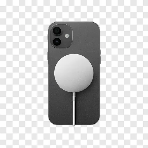 MagSafe Wireless Charger PNG Icon Transparent Background