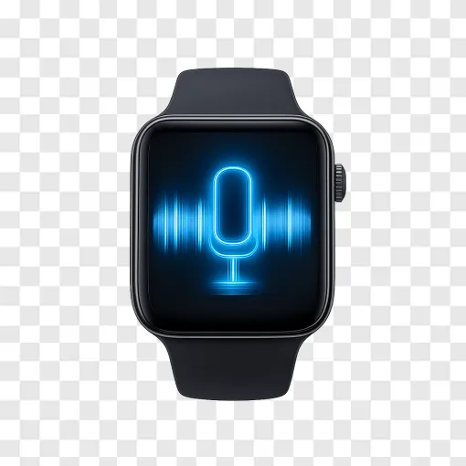 Smartwatch AI Recap PNG: Tech Concept Graphic
