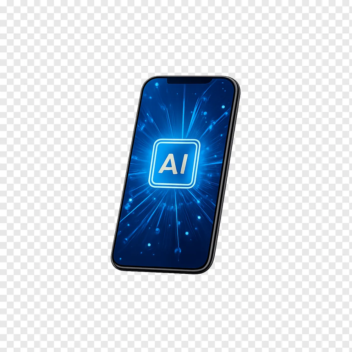 Future Smartphone Concept PNG Transparent Background
