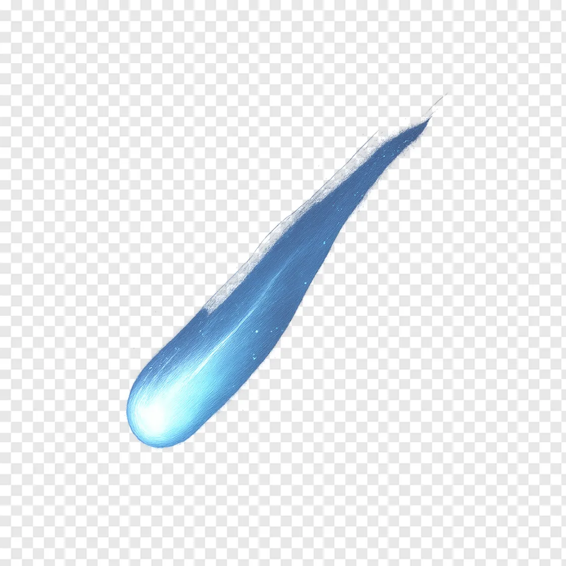 Interstellar Comet PNG Transparent Background