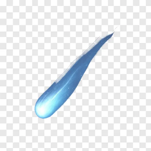Interstellar Comet PNG Transparent Background