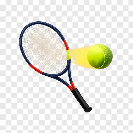 Tennis Racket And Ball PNG Transparent Image