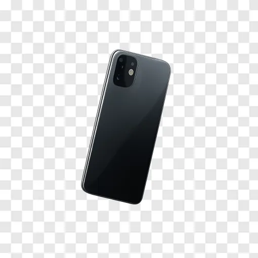 Modern Smartphone Mockup PNG Transparent Background