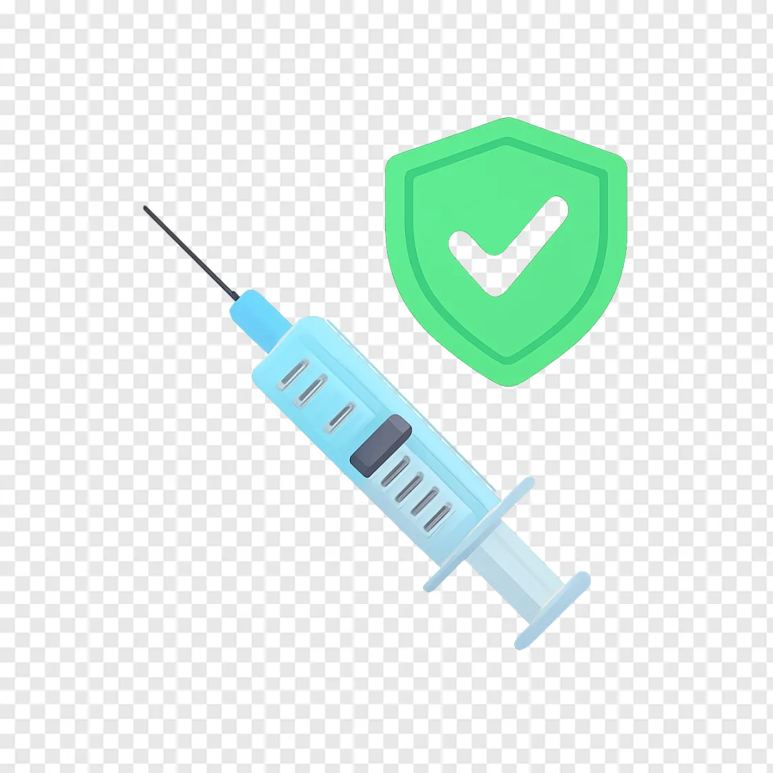 Flu Vaccine Syringe Medical PNG Design