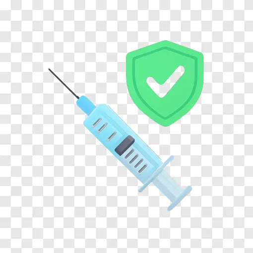 Flu Vaccine Syringe Medical PNG Design