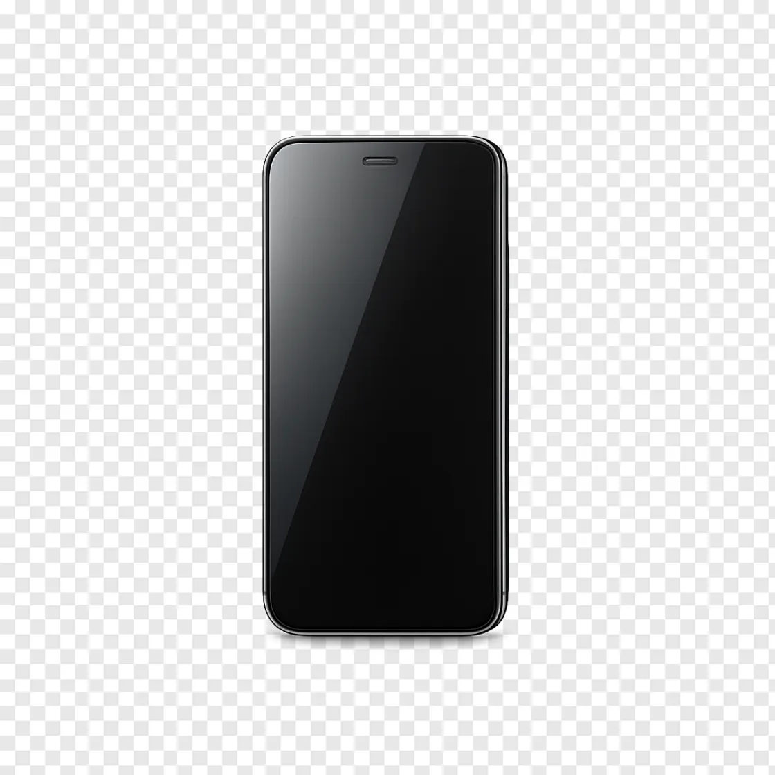 Futuristic Smartphone Mockup PNG