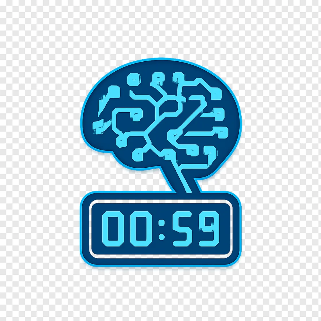 Future AI Neural Network PNG Graphic