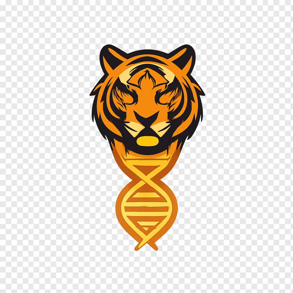 Big Cat DNA And Wildlife PNG Image For Conservation Design