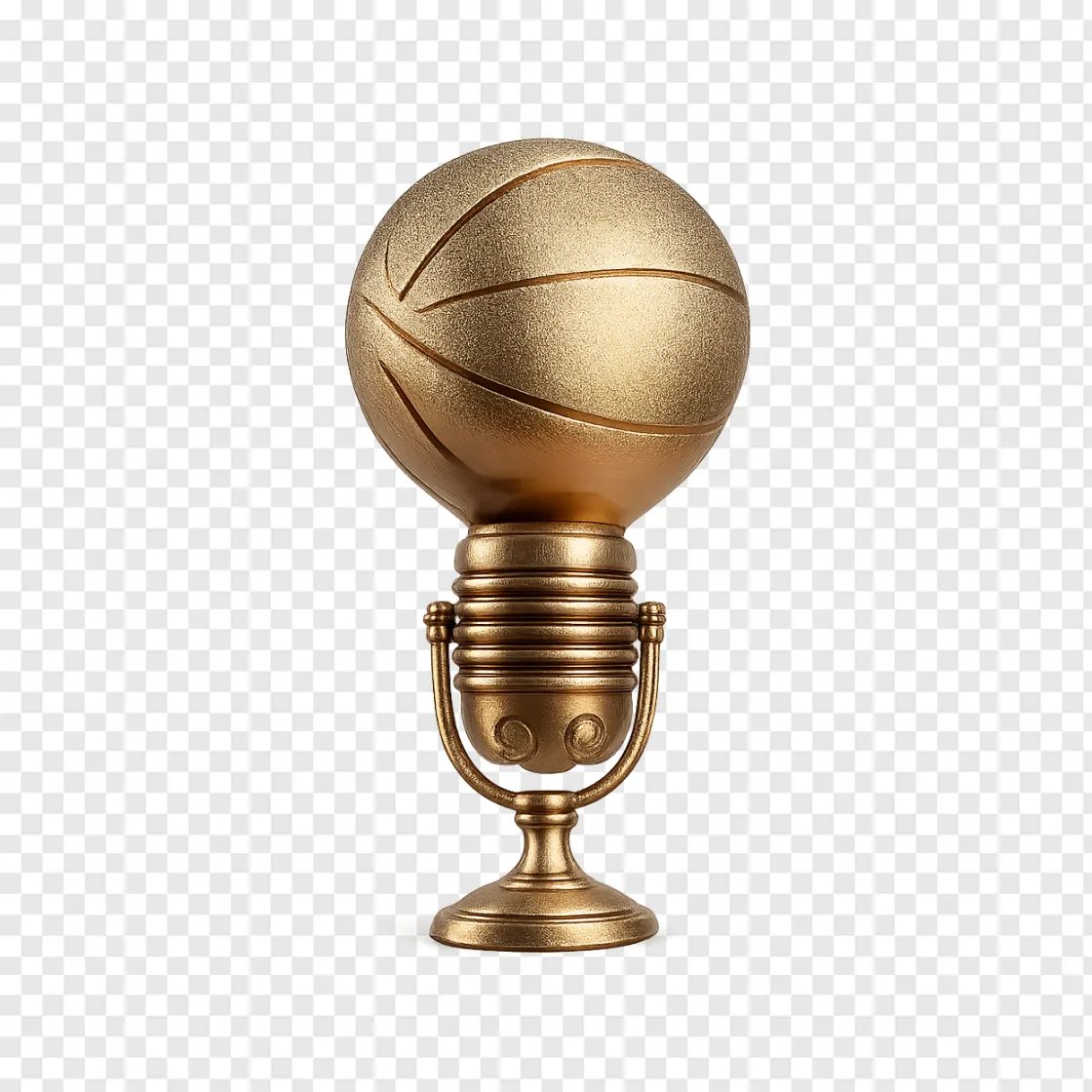 Basketball Championship Trophy PNG