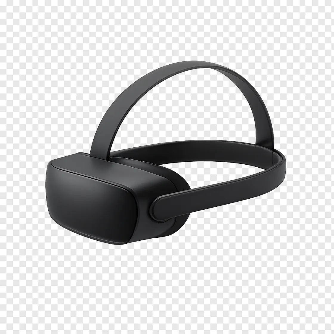 Futuristic VR Headset PNG Image