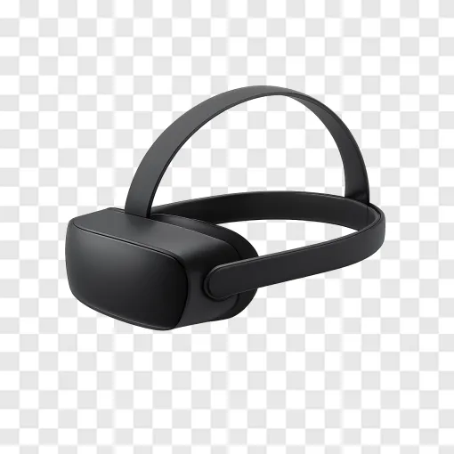 Futuristic VR Headset PNG Image