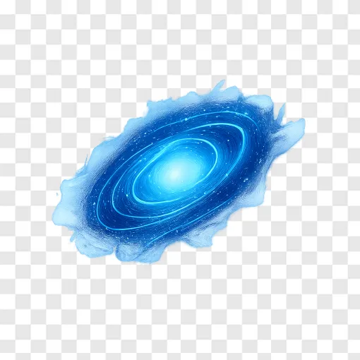 Mysterious X-Ray Cosmic Object PNG Transparent Background