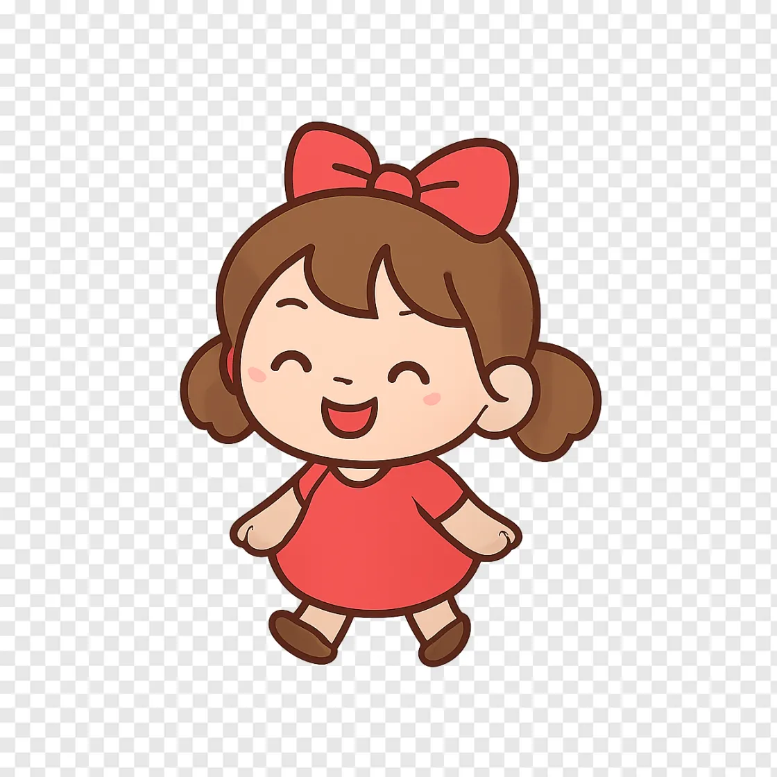 Little Girl PNG Transparent Image