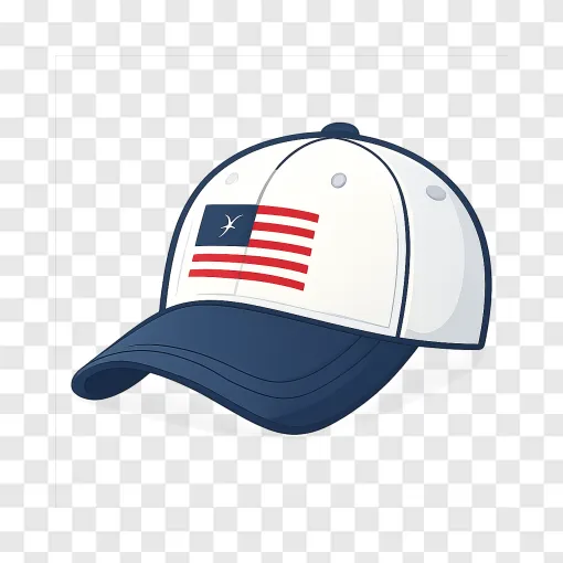 Classic Baseball Cap PNG Transparent Background