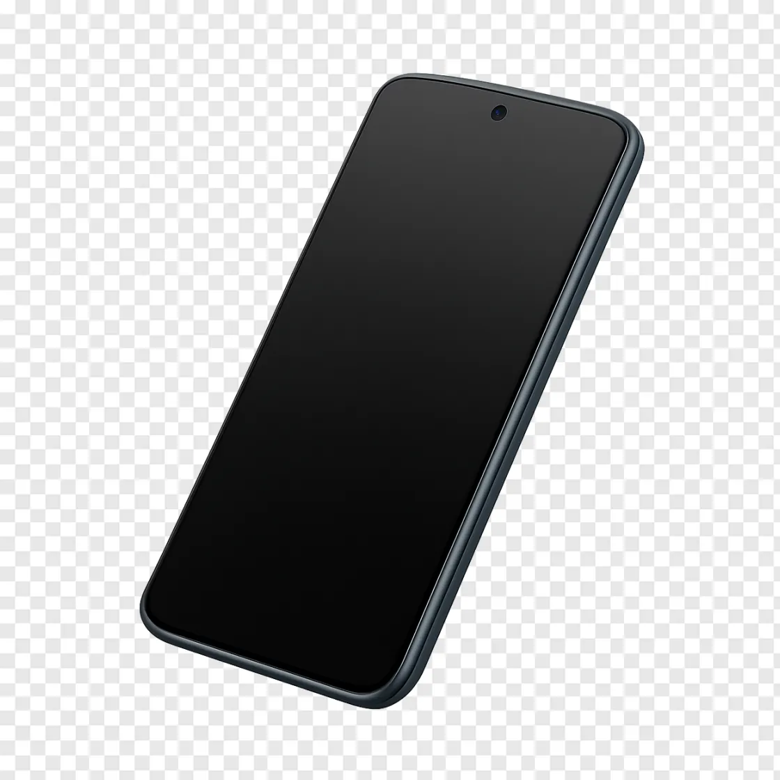 Modern Smartphone Mockup Transparent PNG