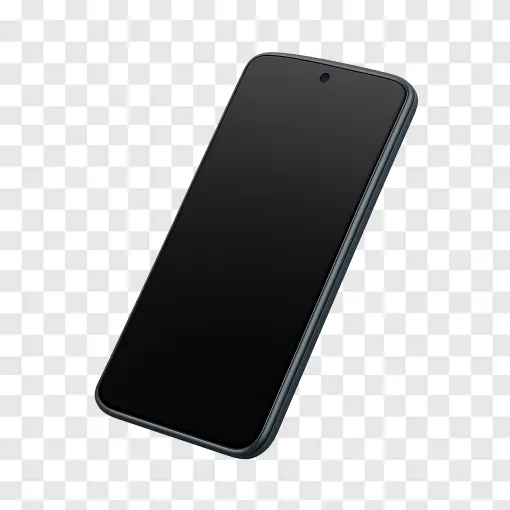Modern Smartphone Mockup Transparent PNG