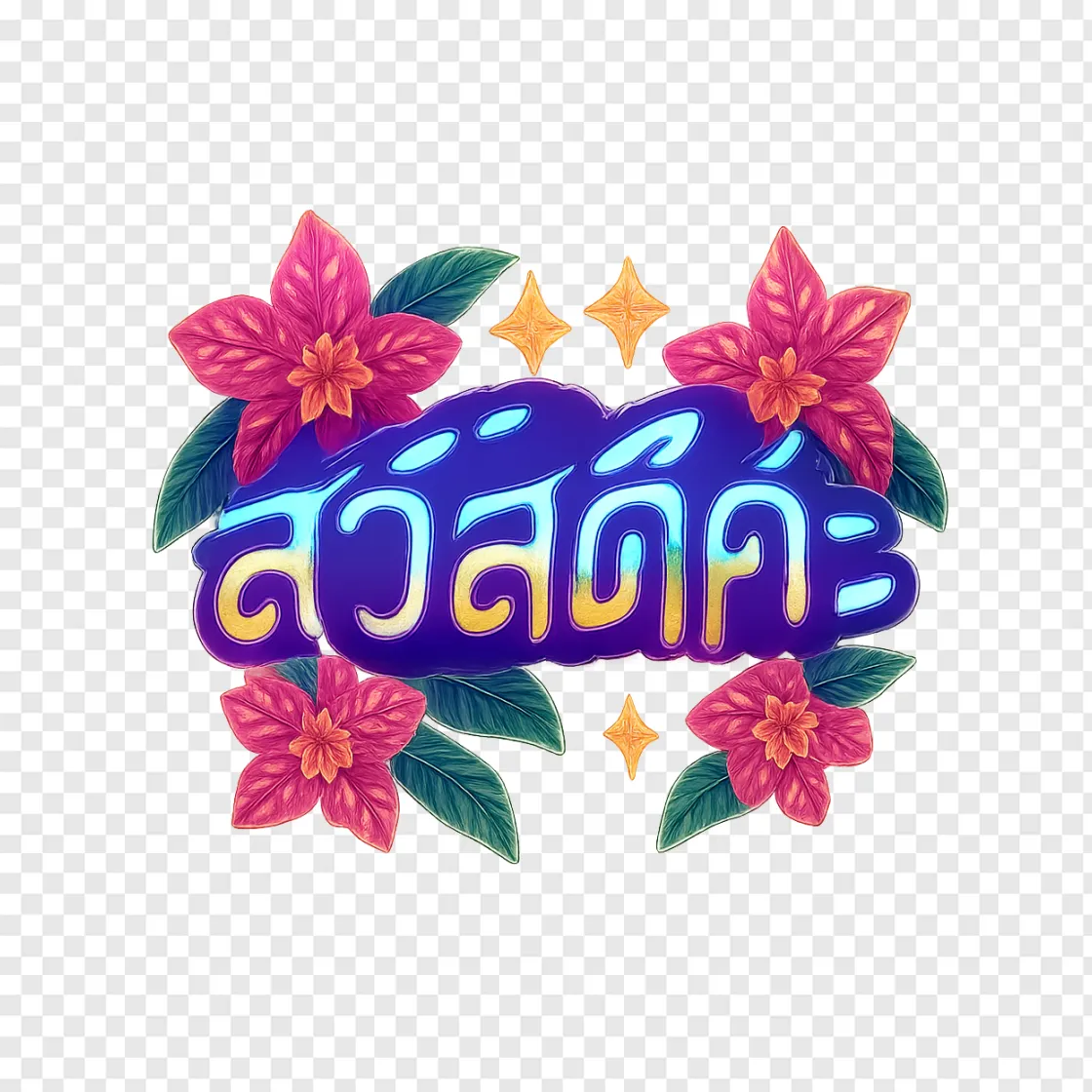 Sawadika PNG Vector Graphic For Music & Dance Fans