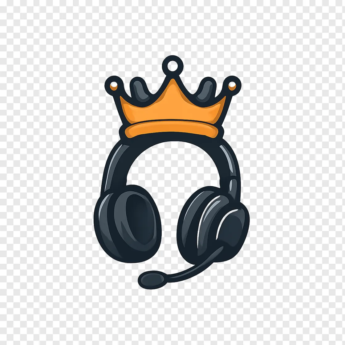 Gaming Headset PNG Graphic For Streamers