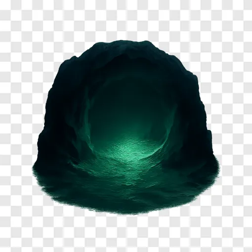Below Netflix Movie Glowing Cave Transparent PNG