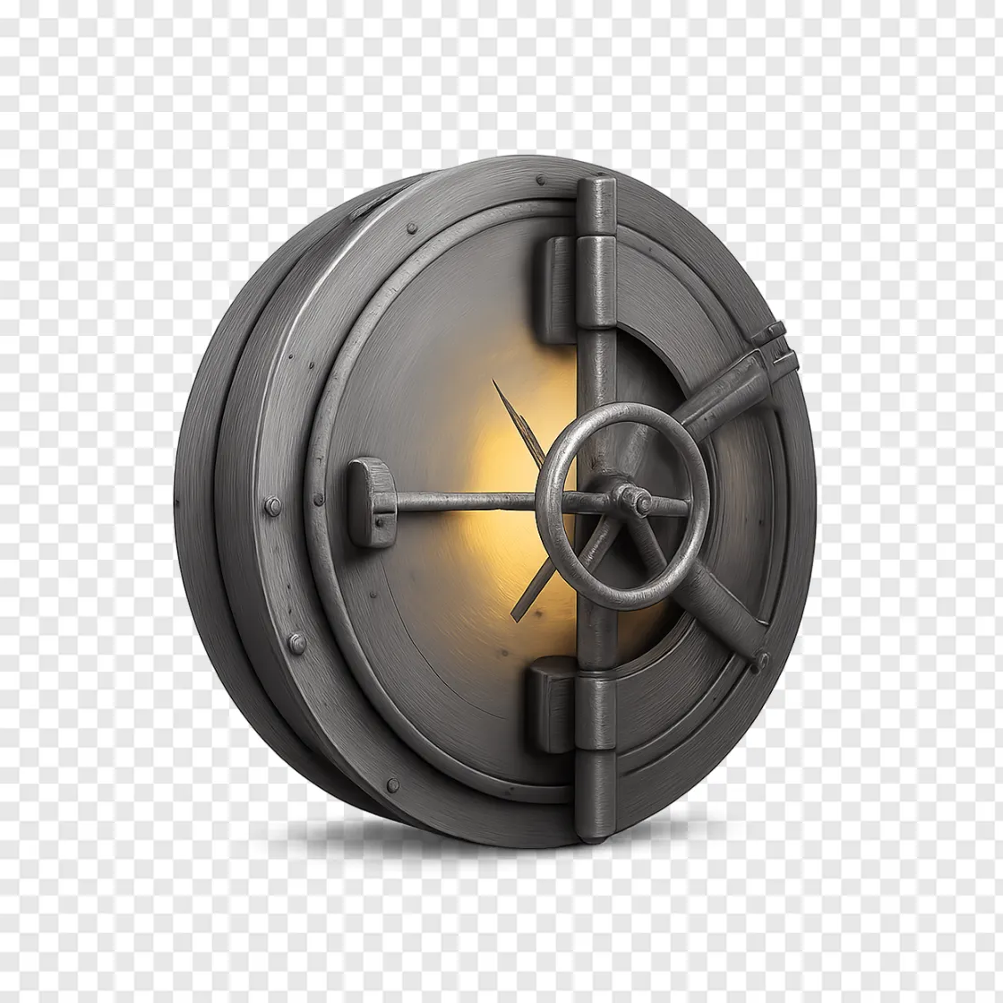 Bank Vault Door PNG Transparent Image