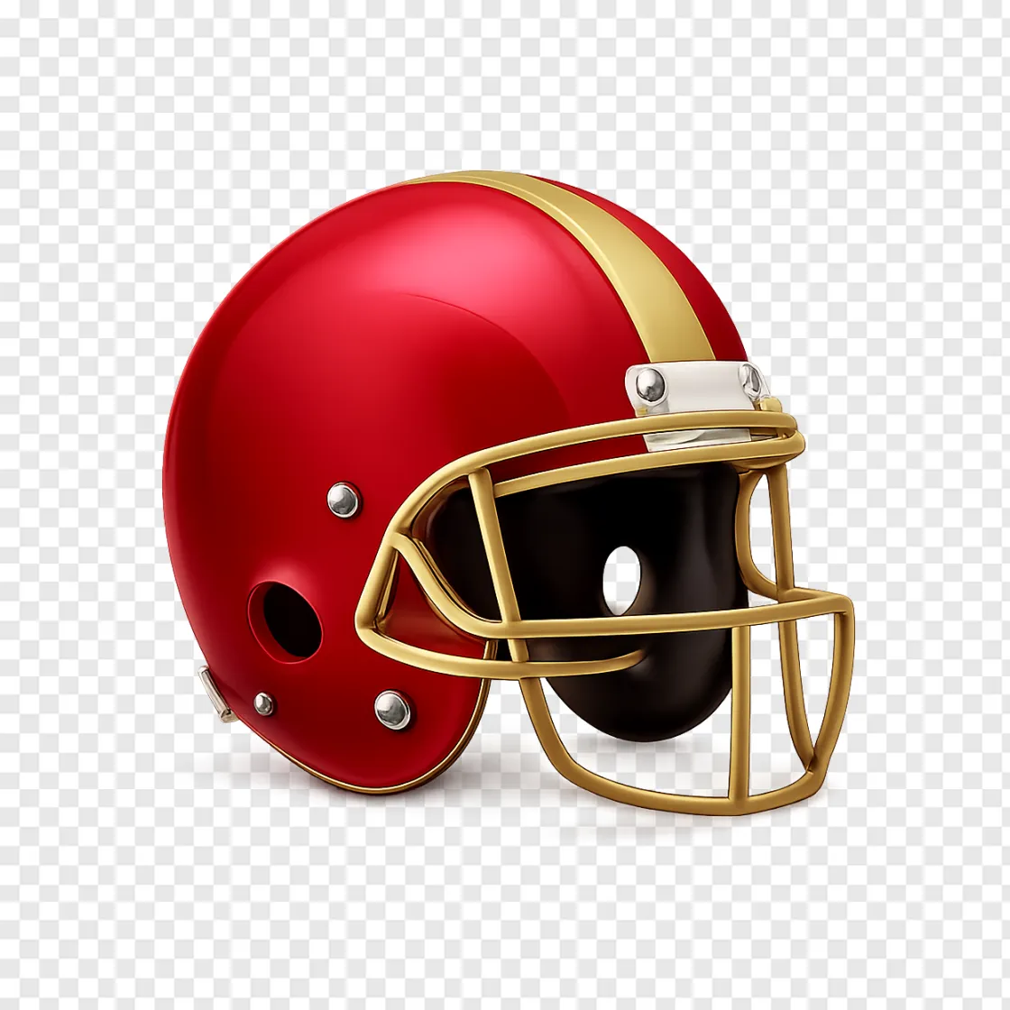 San Francisco 49ers Helmet PNG Transparent Image