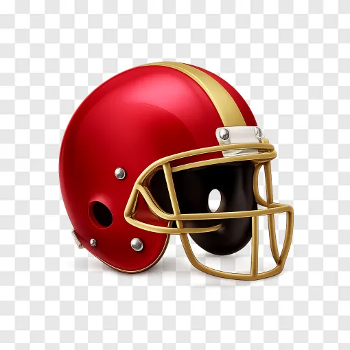 San Francisco 49ers Helmet PNG Transparent Image