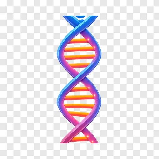 DNA Strand PNG Transparent Background