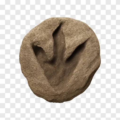 T-Rex Footprint PNG Transparent Image