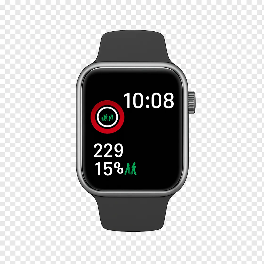 Modern Smartwatch PNG Image For Tech Designs