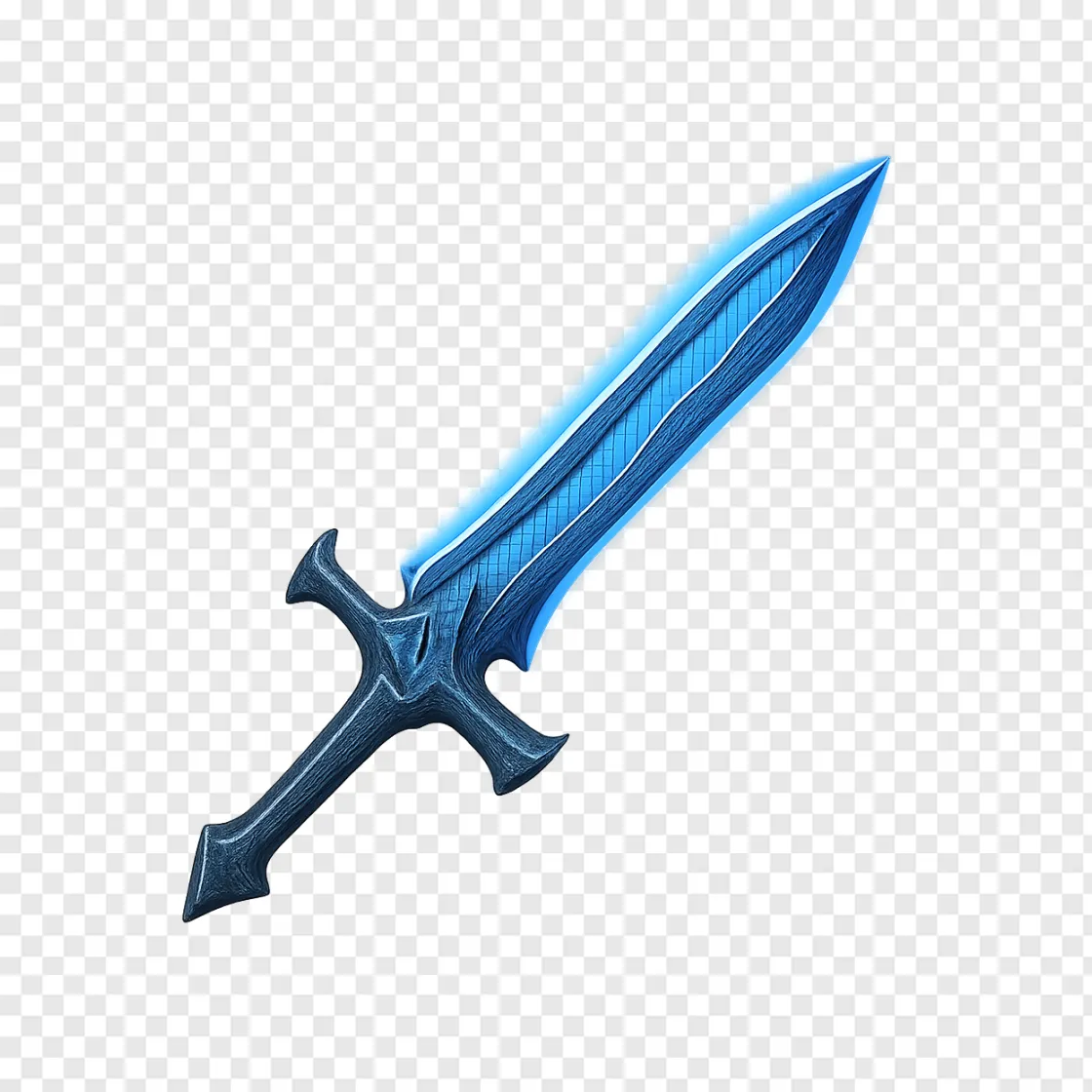 Fantasy Sword PNG Transparent Image